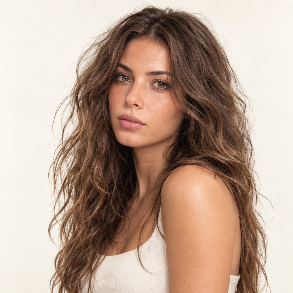 Capelli mossi e indisciplinati