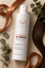 Neimien Nanoplastia flacone su marmo, mood luxury