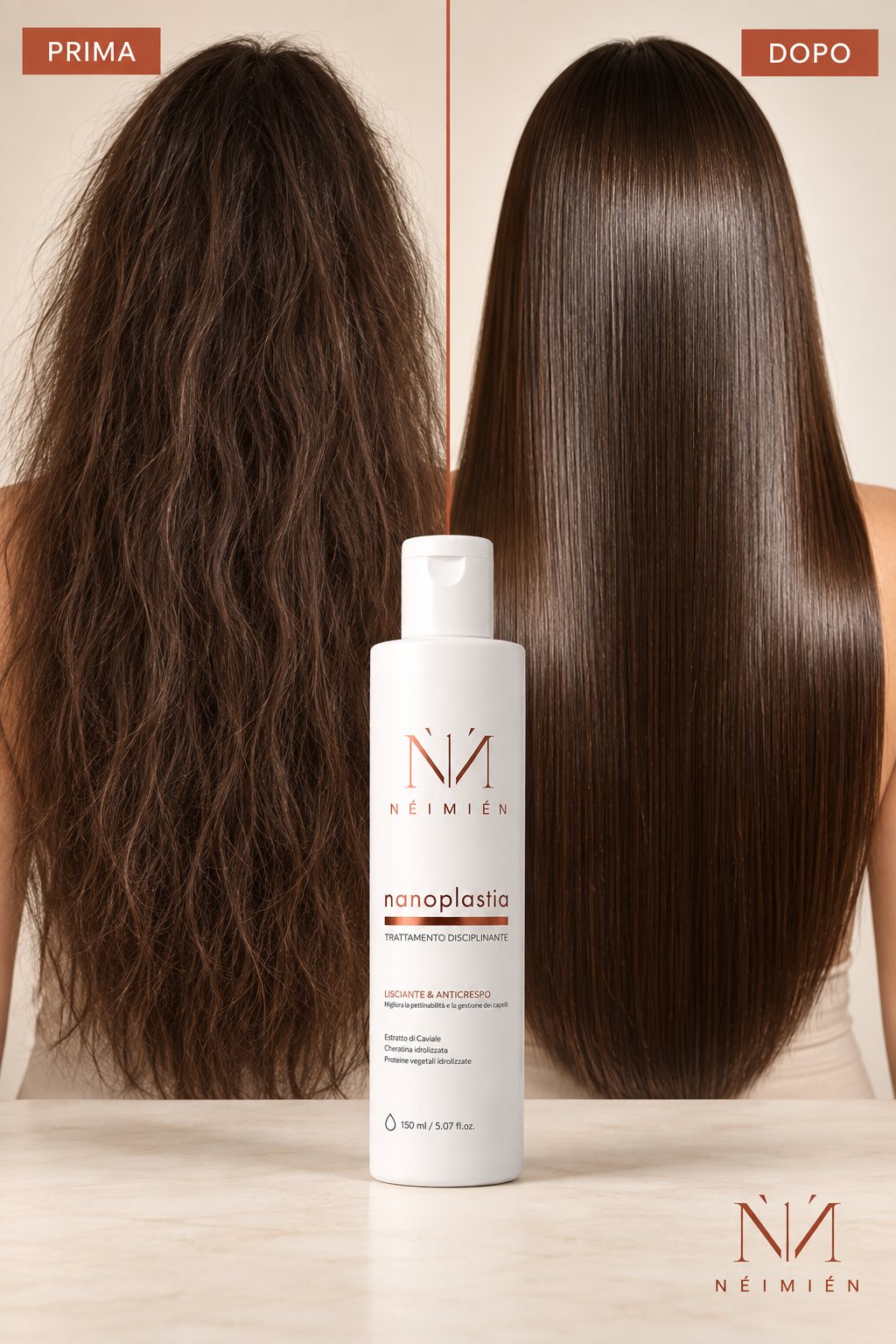 Prima: capelli crespi e opachi