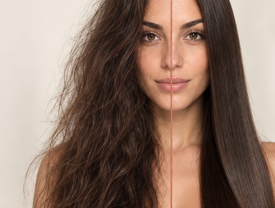 Capelli prima e dopo la nanoplastia Neimien